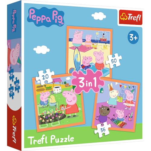 Trefl EA 3 in 1 Peppa Pig, red