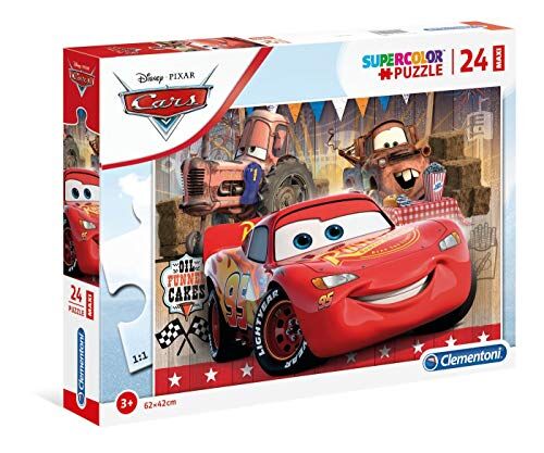 Clementoni Disney Pixar Car Puzzle, 24 Maxi Pezzi, Multicolore,