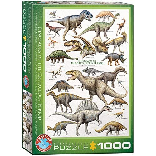 EuroGraphics - Dinosaurs Puzzle, Multicolore,