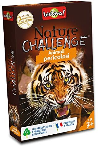 Bioviva gioco di carte Nature Challenge animali pericolosi