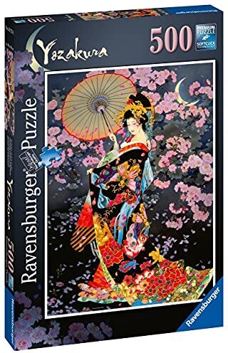 Ravensburger Puzzle Yozakura, 500 Pezzi, Idea regalo, per Lei o Lui, Puzzle Adulti