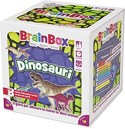 Asmodee BrainBox: Dinosauri (2022), Gioco per Imparare e Allenare la Mente, 1+ Giocatori, 5+ Anni, Ed. in Italiano