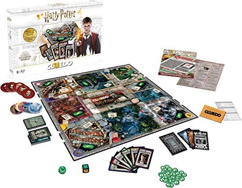 Winning Moves Cluedo: Harry Potter Gioco da Tavolo, 3-6 Giocatori, 9+ Anni, Edizione in Italiano