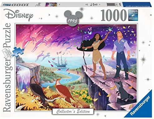 Ravensburger Puzzle Pocahontas, Collezione Disney Collector's Edition, 1000 Pezzi, Idea regalo, per Lei o Lui, Puzzle Adulti