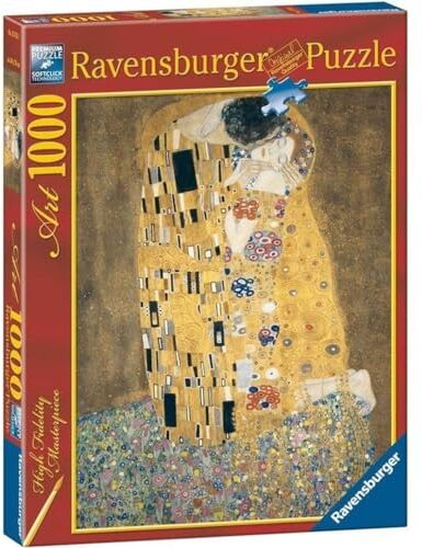 Ravensburger Puzzle Klimt: Il Bacio, Art Collection, 1000 Pezzi, Puzzle Adulti