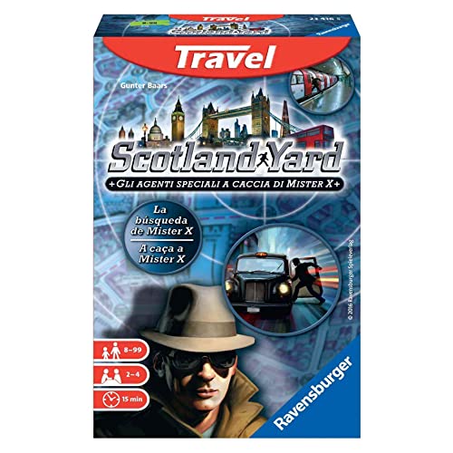 Ravensburger Italy- Scotland Yard Gioco Travel per Bambini e Adulti, Multicolore,