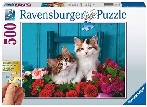 Ravensburger Puzzle Gattini, Gold Edition, 500 Pezzi, Idea regalo, per Lei o Lui, Puzzle Adulti