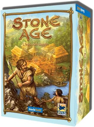 Giochi Uniti Stone Age: L' Inizio del Viaggio, Gioco da tavolo, Set base, Edizione italiana,