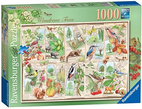 Ravensburger Puzzle, Puzzle 1000 Pezzi, Alberi Meravigliosi, Puzzle per Adulti, Puzzle Animali, Puzzle  Stampa di Alta Qualità