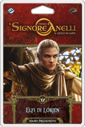 Fantasy Flight Games Asmodee Il Signore degli Anelli, Il Gioco di Carte: Elfi di Lórien, Mazzo Precostruito, Edizione in Italiano, 10713