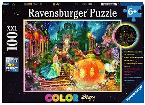 Ravensburger Puzzle Cenerentola, 100 Pezzi XXL, Età Raccomandata 6+ Anni