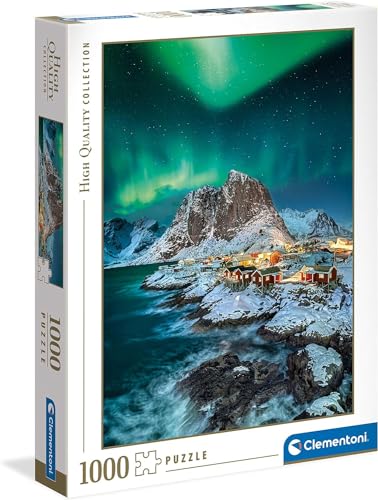 Clementoni Collection-Lofoten Islands-Puzzle Adulti 1000 Pezzi, Made in Italy, Multicolore,