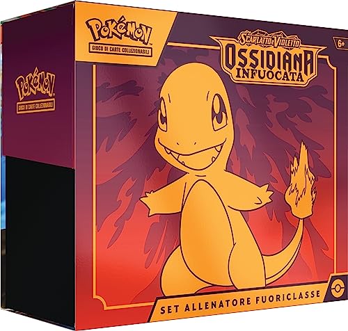 Pokémon Scarlatto e Violetto Ossidiana Infuocata Set Allenatore Fuoriclasse (IT)