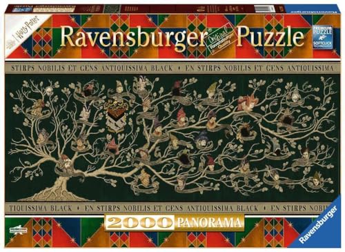 Ravensburger Puzzle Harry Potter, Collezione Panorama, 2000 Pezzi, Idea regalo, per Lei o Lui, Puzzle Adulti