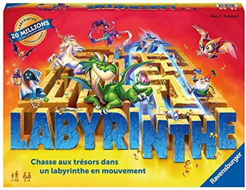 Ravensburger Labyrinth Classico gioco da tavolo Puzzle per famiglie Da 2 a 4 giocatori dai 7 anni 26743 Versione francese