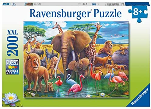 Ravensburger Exotic Safari 200 Piece Jigsaw Puzzle for Kids Age 8 Years Up