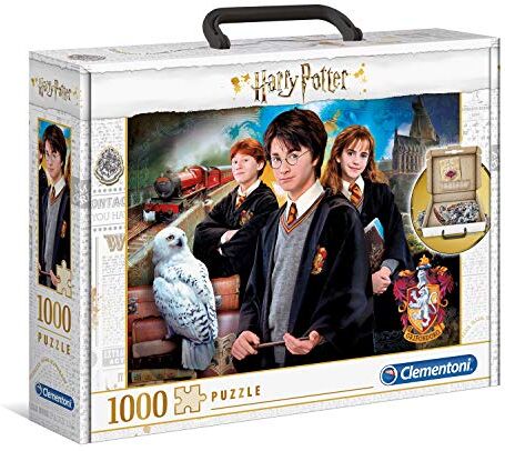 Clementoni Harry Potter Puzzle 1000 pezzi in valigetta Made in Italy puzzle adulti