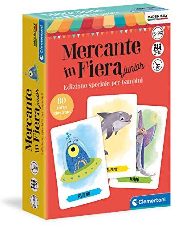 Clementoni -Il mio Primo mercante in Fiera Gioco da Tavolo, Multicolore, , 5-99 anni