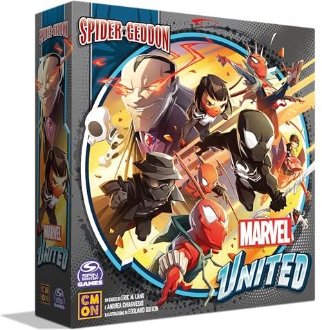 Asmodee Marvel United Spider-Geddon Gioco da Tavolo, 1-5 Giocatori, 14+ Anni, Edizione in Italiano