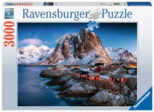 Ravensburger Puzzle Hamnoy, Lofoten, 3000 Pezzi, Idea regalo, per Lei o Lui, Puzzle Adulti