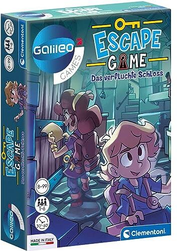 Clementoni Galileo Escape Game  Il castello maledetto [Versione tedesca]