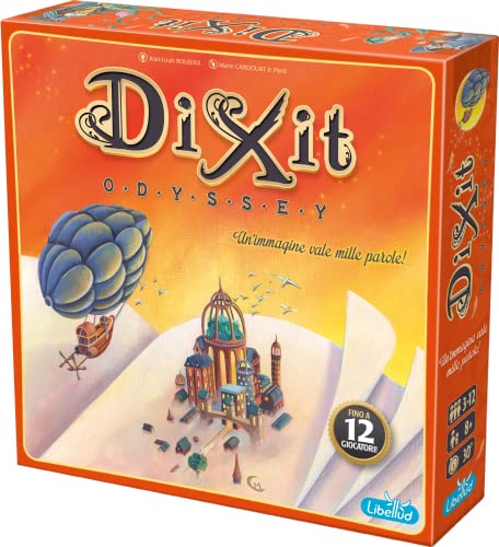 Asmodee : Dixit Odyssey, Gioco da Tavolo di Immaginazione e Fantasia, 3-12 Giocatori, 8+ Anni, Edizione in Italiano