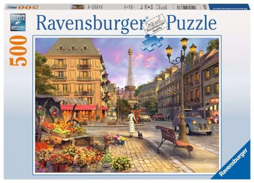 Ravensburger Puzzle Passeggiata Serale, 500 Pezzi, Idea regalo, per Lei o Lui, Puzzle Adulti