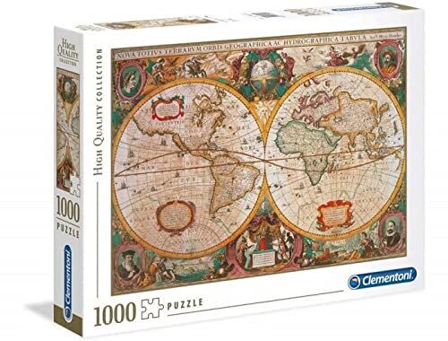 Clementoni -Mappa Antica Does not apply Puzzle, 1000 Pezzi, Multicolore, 31229