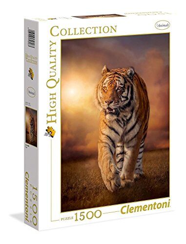 Clementoni - Tiger Collection Puzzle, No Color, 1500 Pezzi,