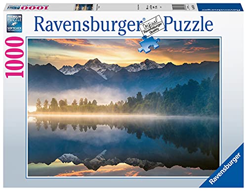 Ravensburger Puzzle Alba sul Lago Mathson, Nuova Zelanda, 1000 Pezzi, Puzzle Adulti Esclusiva Amazon