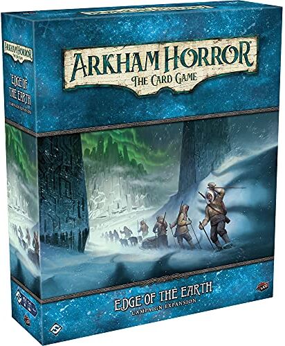 Fantasy Flight Games , Arkham Horror The Card Game: Edge of the Earth Campaign Expansion, Card Game, Ages 14+, 1-2 Players, 60-120 Minutes Playing Time,Multicolor,