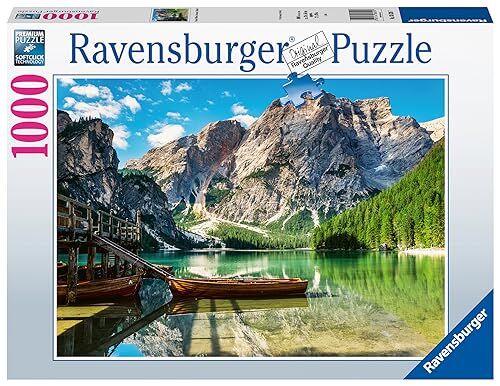 Ravensburger Puzzle Lago di Braies Dolomiti, Esclusiva Amazon, 1000 Pezzi, Puzzle Adulti
