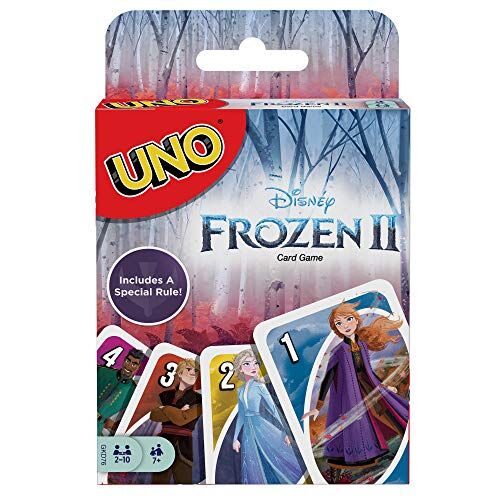 Mattel -UNO Gioco di Carte Versione Frozen 2 Giocattolo per Bambini 7+ Anni,