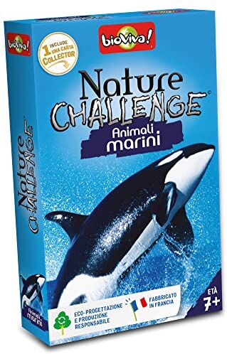 Bioviva gioco di carte Nature Challenge animali marini