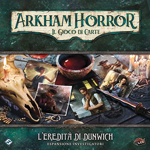 Asmodee Arkham Horror Il Gioco di Carte: L'Eredità di Dunwich, Espansione Investigatori, Edizione in Italiano, 9672