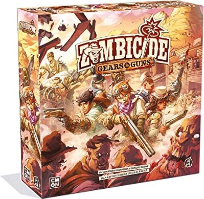 Asmodee Zombicide Undead or Alive: Gears & Guns, Espansione Gioco da Tavolo, 14+ anni, 1-6 Giocatori, Edizione in Italiano