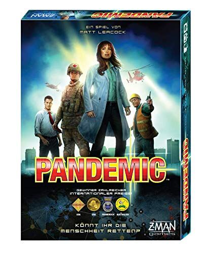 Z-Man Games ZMan- Pandemie Gioco da Tavolo cooperativo, Single (Singolo), Multicolore, 691100 Lingua Tedesca