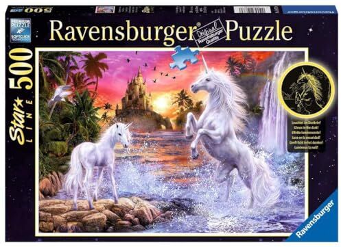 Ravensburger 14873 Unicorni al Fiume, 500 Pezzi