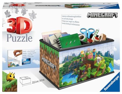 Ravensburger 3D Puzzle Storage Box, 216 Pezzi, 8+ Anni