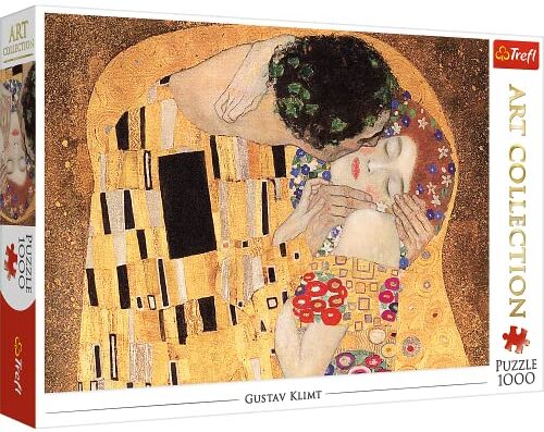 Trefl 1000 Elementi, Collezione d'arte, Qualità Premium, per adulti e Bambini dai 12 anni Puzzle, Colore Il Bacio-Gustav Klimt,