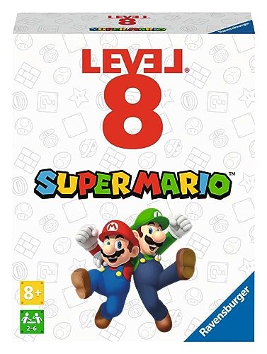 Ravensburger - Super Mario Level 8, the exciting card game for 2-6 players ages 8 and up