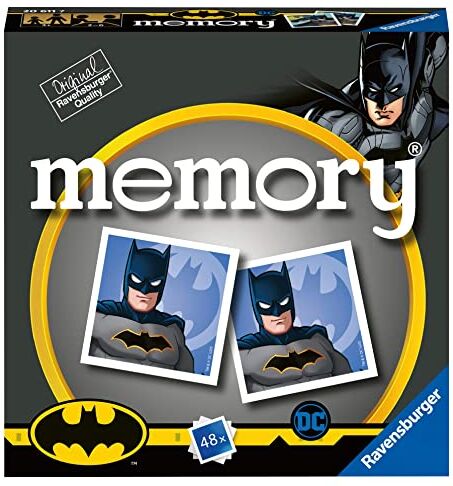 Ravensburger Italy Minnie Batman Memory in Formato Pocket, 15x15 cm, Gioco, 24 Coppie in Cartone, 48 Carte, per Bambini a Partire da 4 Anni, da 2 a 8 Giocatori, Multicolore,  7