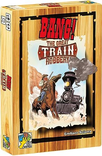 dV Giochi Asmodee  Bang Extension The Great Train Robbery Giochi da tavolo Giochi di carte da 8 anni da 4 a 7 giocatori Versione inglese