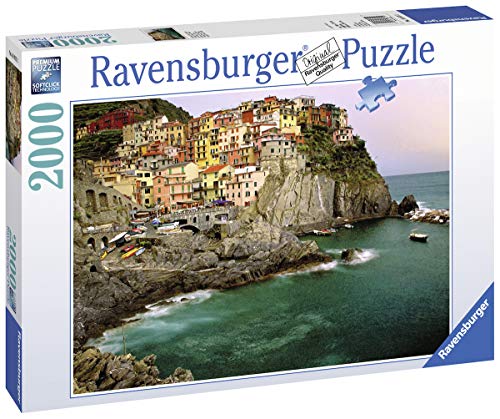 Ravensburger Puzzle Cinque terre, 2000 Pezzi, Idea regalo, per Lei o Lui, Puzzle Adulti