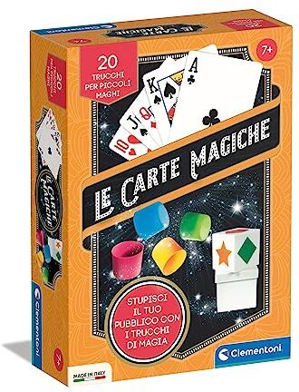 Clementoni - Carte Bambini 7 Anni, Magia, Gioco da Tavolo, Trucchi Magici, Giochi di Prestigio, Made in Italy, Colore Italiano,