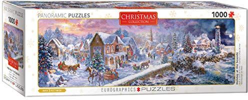 EuroGraphics - Holiday at The Seaside 1000-Piece Puzzle 1000 Pezzi, Colore Bianco,