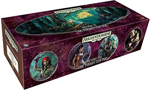 Fantasy Flight Games , Arkham Horror The Card Game: Upgrade Expansion 3. Return to the Forgotten Age , Card Game , Ages 14+ , 1 to 4 Players , 60 to 120 Minutes Playing Time