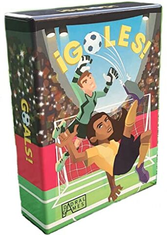 Dadral Games Gioco di Carte di Calcio ¡GOLES!   Gioco tavolo calcio   Regali calcio   Dai 6 anni in su   Gioco calcio bambini   Multilingue