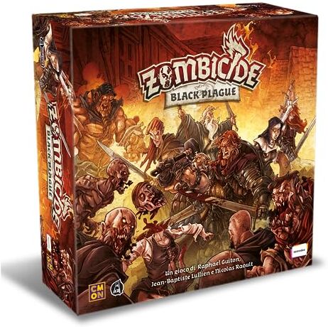 Asmodee Zombicide: Black Plague, Gioco da Tavolo Collaborativo, 1-6 Giocatori, 14+ Anni, Edizione in Italiano