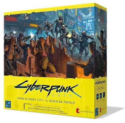 Asmodee Cyberpunk 2077: Gang di Night City, Gioco da Tavolo, 14+ Anni, 1-4 Giocaori, 90-120 min, Edizione in Italiano